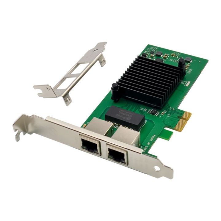 NH82580 2 Port PCIe Network Card -RJ45 Ports Smart NIC Chip Ethernet ...