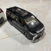 โมเดล alphard สวยงามเหมือนจริง มีไฟหน้าไฟหลัง สามารถเปิดประตูได้ทุกด้าน ขนาด 20cm x 7cm x 7 cm  1:24