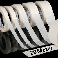 20Meter Length Adhesive Tape Drawing No Trace Writable Masking Tape Automobile Handwritten White Painting Paper School Supplies