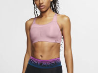 DV2326-630 Sport Bra NIKE ALPHA BRA HIGH SUPPORT สีชมพูโอรส