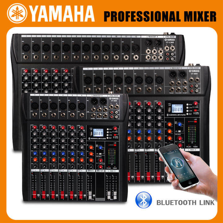 CT60S/CT80S/CT120S YAMAHA 6/8/12 Input Channels Mixer Sound System with