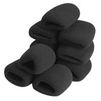 10 Pcs/set Microphone Grill Foam Cover Audio Mic Shield Sponge Cap Holder Washable Can Re use Foam Cover Microphone Accessories