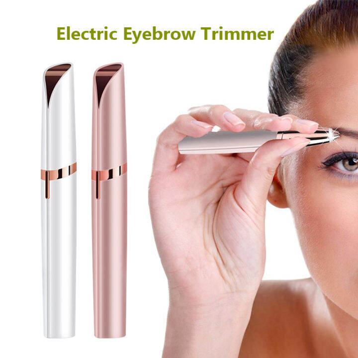 Electric Eyebrow Trimmer Lipstick shaver Rechargeable Mini Electric ...