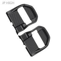 2Pcs Inner Back Door Bowl Rim Decorative Strip Carbon Fiber Pattern for Toyota Sienna 2021