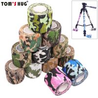 4.8m Army Camouflage Self Adhesive Bandage Wrap Hunting Elastic Ankle Knee Finger Arm Support Athletic Sports Protector