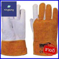 ถุงมือหนังเชื่อมอาร์กอน YAMADA 12 นิ้ว สีส้มWELDING LEATHER GLOVES YAMADA 12IN ORANGE **จัดส่งด่วนทั่วประเทศ**