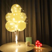 7 Tubes LED Light Balloon Holder Stand Balloon Column Baby Shower Kids Birthday Party Wedding Decoration Adult Supplies Balloons