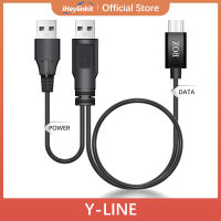 Type-C USB-C to USB 3.0 Male &amp; USB 2.0 Dual Power Data Y Cable for Laptop &amp; Hard Disk