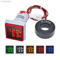 ♨✳ AC 60-500V 0-100A Square LED Digital Voltmeter Ammeter 110V 220V Voltage Current Meter Voltammeter Car Volt Amp Tester Detector