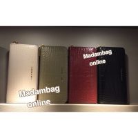 Charles Keith Croc Zipper Long Wallet กระเป๋าสตางค์ ใบยาว ซิปรอบ