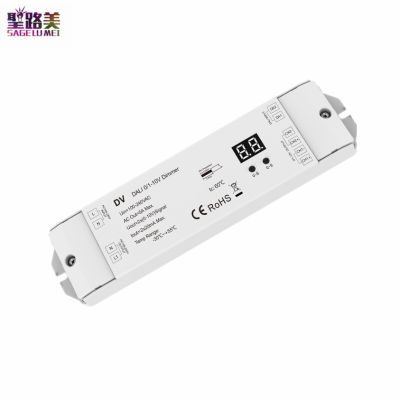 ▪♈✶ 110-220VAC 2CHx20mA DALI 0/1-10V Dimmer DV High Voltage AC Input 2 Channel LED Controller Work Single Color LED Strip Lights