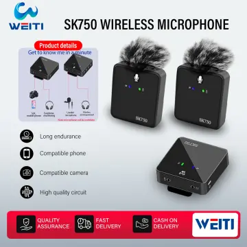 SK750 Wireless Lavalier Dual or Single Microphone Transmitter