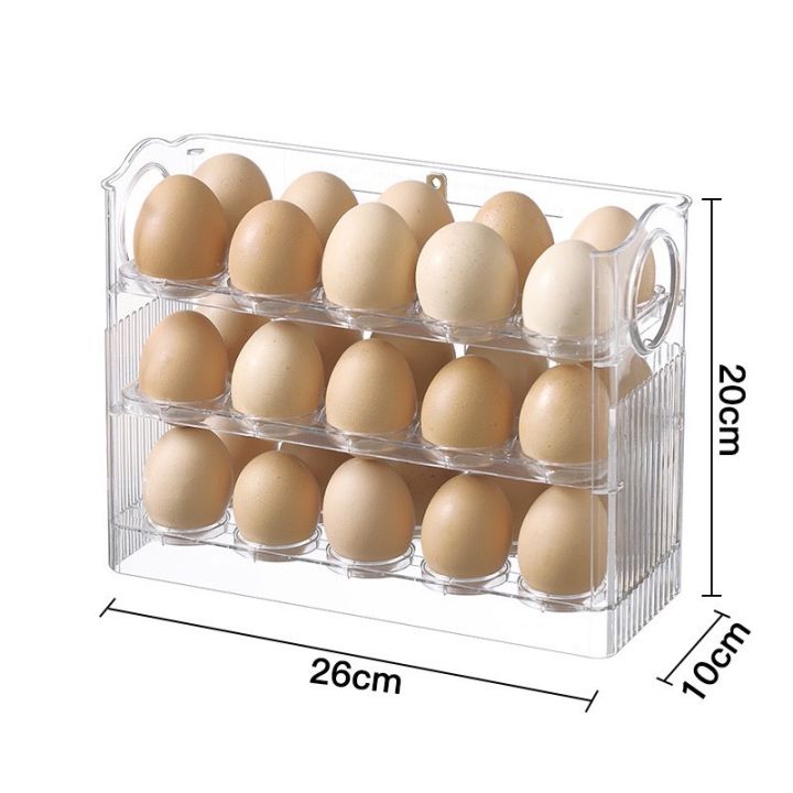 loose-ชั้นวางไข่-30ใบ-ที่วางไข่ชั้น-3ชั้น-ใส่ไข่ได้-30ฟอง-วางซ้อนได้-ที่ใส่ไข่-กล่องใส่ไข่-เข้าตู้เย็นได้