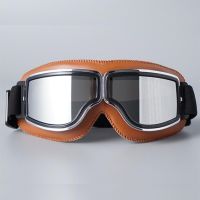 ✱▣❡ Nordson Retro Motorcycle Goggles แว่นตา Vintage Motorcycle Goggles หนังกีฬากลางแจ้งสำหรับแว่นตา Harley Aviator