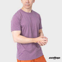 GALLOP : Mens Wear เสื้อยืดคอกลม ผ้าทอพิเศษ ECO Tees รุ่น GT9141 โทนสี Fashion มี 4 สี Purple sweet potato - มันม่วง, Carrot - ส้ม, Morkram - มอคราม, Kale - เขียว