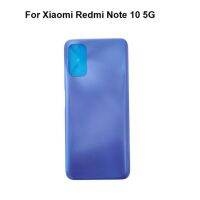 6.5Quot; ที่ครอบสำหรับ Xiaomi Redmi Note 10 5G ด้านหลังแผงเคสประตูกระจกด้านหลังพร้อมสติกเกอร์กาว M2103k19 M2103k19g