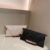 【YF】♘  Exquisite Evening Banquet Glitter Purse Wedding Clutches Handbag Female Cocktail Chain Shoulder