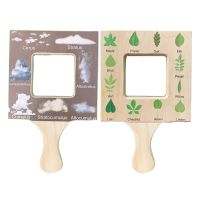 Nature Guide Finder - Wooden Double Sided Natural Viewfinder Nature Guide Frame, for Nature Lovers Gift