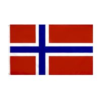 ✗ johnin 90X150cm Kongeriket Noreg Norge nor no norway flag