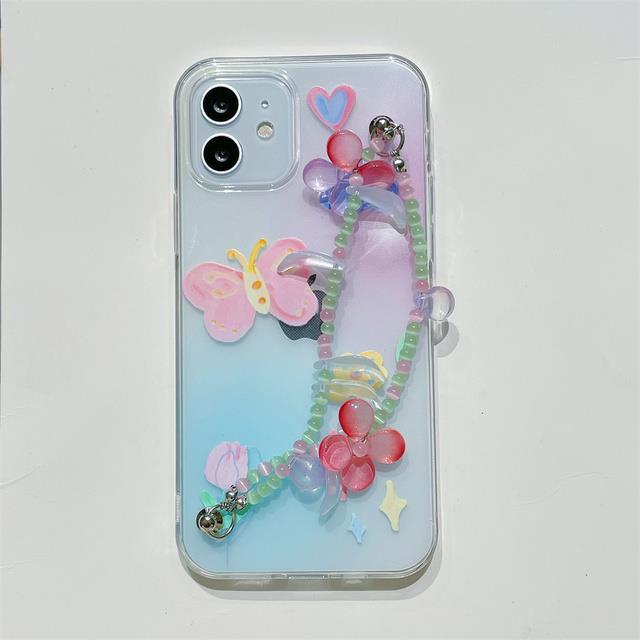 16-digits-เคสโทรศัพท์โซ่ผีเสื้อสำหรับ-iphone-12-pro-mini-11-6-7-8-plus-x-xr-xs-max-se-2020สร้อยข้อมือแฟชั่นนุ่มฝาครอบป้องกันที่ชัดเจน