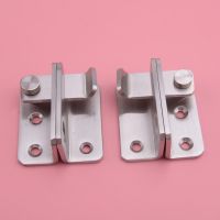 【LZ】 Silver Stainless Steel Cabinet Closet Sliding Safety Door Gate Bolt Latch Guard Catch L