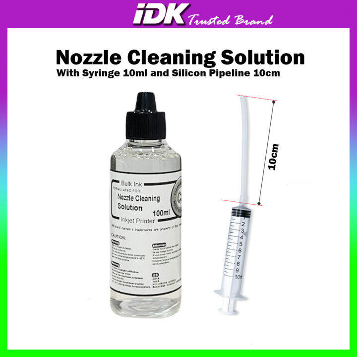 Dye Nozzle Cleaning Solution 100ml Lazada