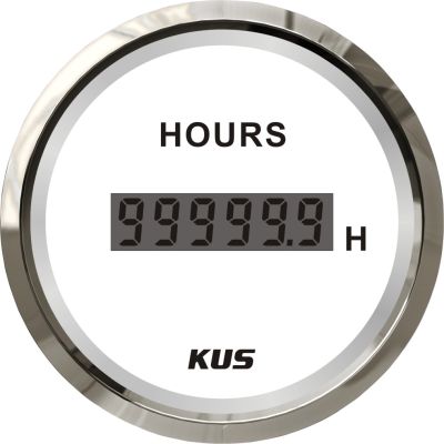 KUS ชั่วโมงเมตรจอแอลซีดีนาฬิกาดิจิตอลวัดเหมาะสำหรับอัตโนมัติเรือยอชท์เรือมอเตอร์บ้าน1224โวลต์ IP67.
