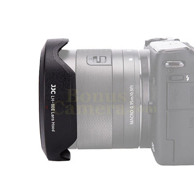LH-60E ฮู้ดบังแสงแคนนอน EOS M,M2,M3,M5,M6,M6 II,M10,M50,M50 II,M100,M200,Kiss M,Kiss M2 ที่ใช้เลนส์  EF-M 11-22mm f/4-5.6 IS STM ใช้แทน EW-60E Canon Lens Hood