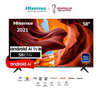 Hisense 58 นิ้ว 58E7G UHD 4K SMART Android TV ปี 2021 (รองรับ Disney+)สินค้า Clearance