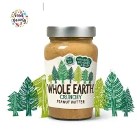 [สินค้าพร้อมจัดส่ง]⭐⭐Whole Earth Crunchy Peanut Butter (No Added Sugar) 340g เนยถั่วลิสงกรุบกรอบ ไม่เติมน้ำตาล(ขายดี) 340กรัม[สินค้าใหม่]จัดส่งฟรีมีบริการเก็บเงินปลายทาง⭐⭐