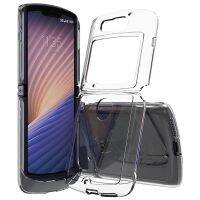 สำหรับ Motorola Razr 5G กันกระแทก TPU + เคสป้องกันอะคริลิค (ใส)