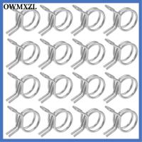 OWMXZL 10Pcs/set คลิปสปริง ที่หนีบสายยาง ชุดจัดประเภท สายน้ำมันเชื้อเพลิง คลิปหนีบท่อ สากลสากลสากล 5-30มม. คลิปสปริงหลอด รถจักรยานยนต์สกู๊ตเตอร์