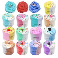 70ml Unicorn Colorfull Butter Fluffy Slime Kit 13Pack Slime For Kids Party Favors DIY Slime For Girls Soft Non-Sticky Boy Gift