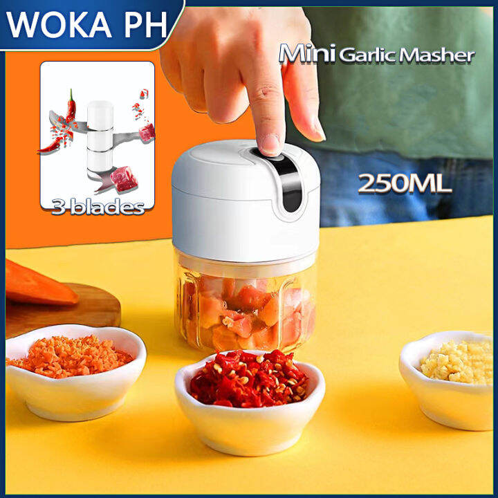250ml Electric Food Chopper Blender Grinder Electric Portable Food