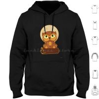 Owlbear Hoodie cotton Long Sleeve And D And D D20 Dice Dnd Role Roleplay Role Play Dm And Tabletop Gm Master Roleplaying