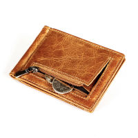 RFID Genuine Leather Money Clip Front Pocket Clamp for Money Holder Removable Money Clip Wallet