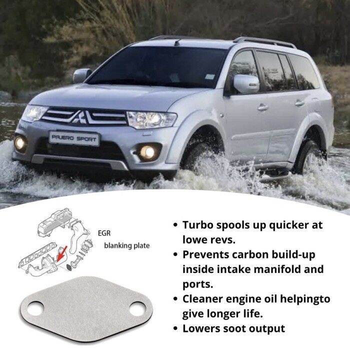 Tutup Egr Pajero Sport Triton 4D56 Stainless Blanking Plate Lazada