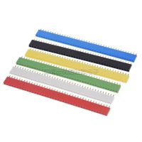 10pcs/lot 1*40P 2.54mm Single Row Female PCB Board Pin Header Connector Strip Pinheader Colourful socket