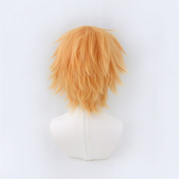 chainsaw-man-denji-wig-cosplay-costume-golden-short-heat-resistant-synthetic-hair-halloween
