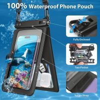 PVC Waterproof Phone Case Transparent Mobile Phone Underwater Storage Bag Soft Cellphone Swimming Diving Bag Protective Case