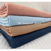 HIGH QUALITY (1.5kg QUEEN SIZE) WAFFLE BLANKET 100 COTTON BLANKET SELIMUT