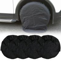 4pcs Set Wheel Tire Covers for RV Truck Car Camper Trailer Useful Black Pro Hot