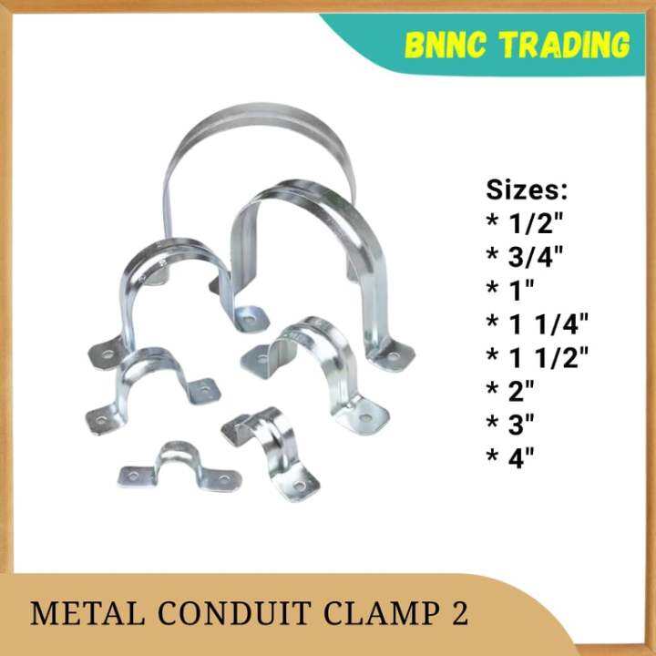 METAL CLAMP METAL CONDUIT CLAMP 2 HOLES Lazada PH