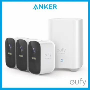 Anker eufy Security, eufyCam 2C 3-Cam Kit, Wireless, 180-Day Battery Life,  IP67, Night Vision, No Monthly Fee 