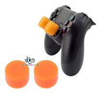 Silicone Concave XL Tall Thumb Grip Caps Joystick Thumbstick For PS4 Xbox ONE Xbox 360 Wii U Controller - Orange ซิลิโคนอนาล็อก [จุกยาง] แบบทรงสูงเว้า สีส้ม