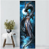 large diamond Painting Dragon fantasy girl 5d diy diamond art Diamond Mosaic Anime embroidery rhinestone picture decor X71