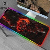 SOVAWIN แผ่นรองเมาส์ LED, XL Mousepad, ดีไซน์โอเวอร์วอทช์