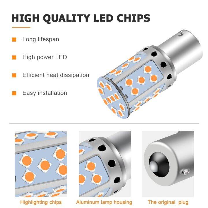 1156หลอดไฟไฟรถบัส-led-ตัวบอกทิศทาง3030-35-smd-ba15s-p21w-bau15s-สัญญาณ-canbus-แบบ-py21w-lampt20รถโคมไฟ-led-7440