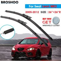 ZZOOI Car Wiper Blade For Seat Leon MK2 26"+26"R 2005-2012 Auto Windscreen Windshield Wiper Blades Window Fit Pinch Tab Arm