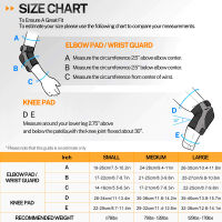 ผู้ใหญ่เด็กรองเข่าแผ่นข้อศอกข้อมือยามอุปกรณ์ป้องกันชุดสำหรับหลายกีฬาสเก็ตบอร์ด Inline ลูกกลิ้งสเก็ต Cycling.2023